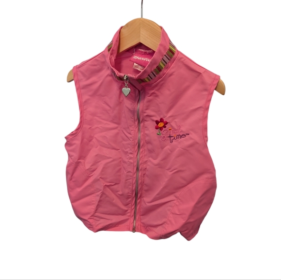 Vintage Barbie Girls Pink Vest size 6 - Picture 2 of 16